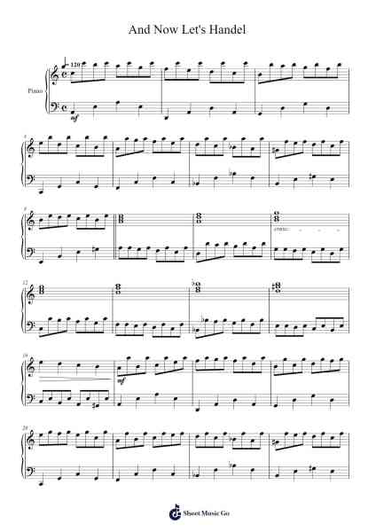 And Now Let's Handel Sheet Music by George Frideric Handel-Arr.Nickkirk Inje