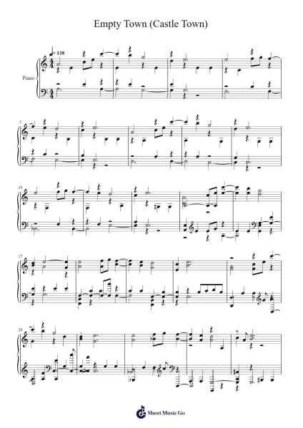 Empty Town (Castle Town) Sheet Music by undefined-Arr.Wanham
