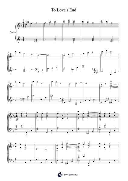 To Love's End Sheet Music by undefined-Arr.Wano'neil Orn