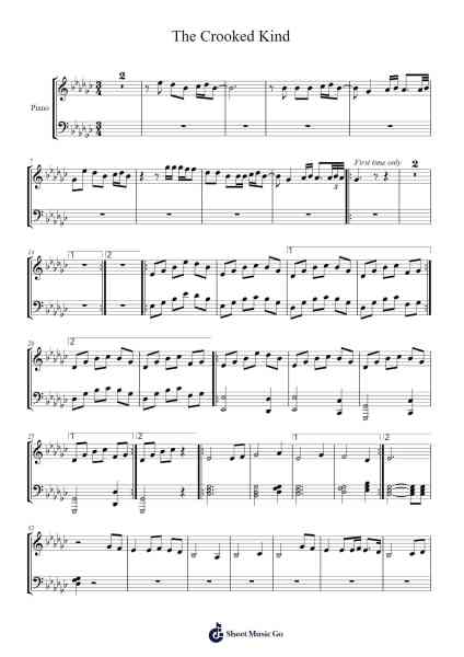 The Crooked Kind Sheet Music by Radical Face-Arr.Pistal