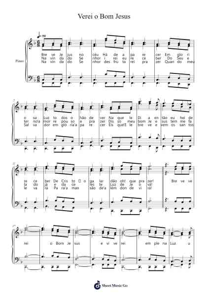 Verei o Bom Jesus Sheet Music by Ulysses Alves-Arr.Blouis