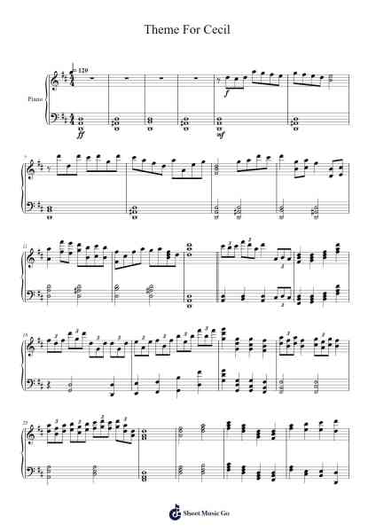 Theme For Cecil Sheet Music by Karly Henson-Arr.Cromflower Raeck