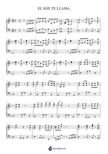 EL SON TE LLAMA Sheet Music by undefined-Arr.Dempbeau Leighstone