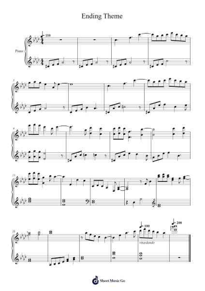 Kirby Star Allies - Ending Theme Sheet Music by undefined-Arr.Jofield