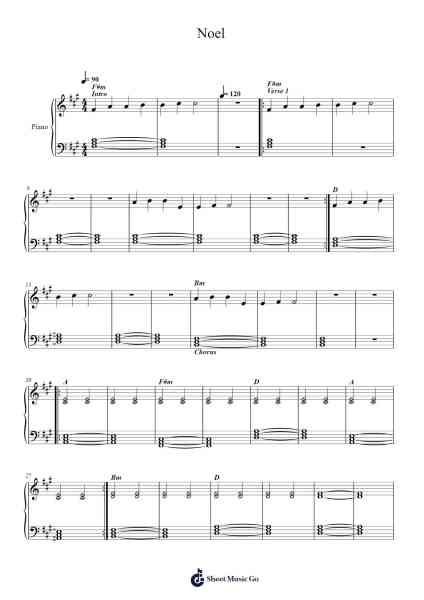 Noel Sheet Music by Lauren Daigle-Arr.Oryet Zosoll
