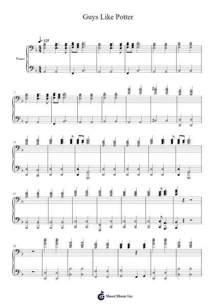 Guys Like Potter Sheet Music by Darren Criss-Arr.Hugphil Aray