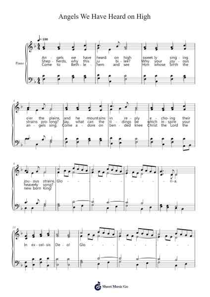 Angels We Have Heard on High Sheet Music by Traditional-Arr.Grifdice