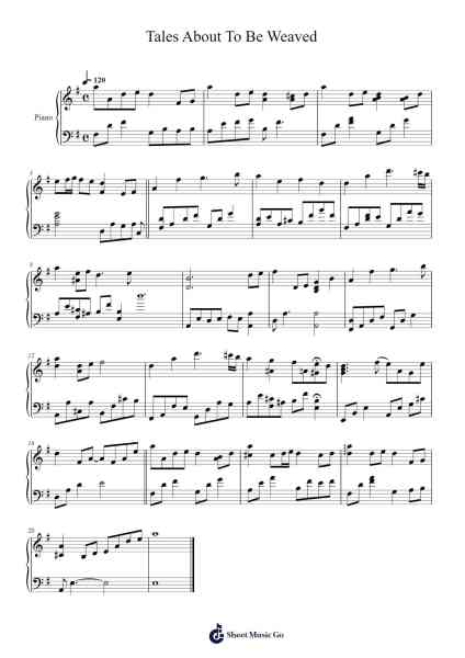 Tales About To Be Weaved Sheet Music by undefined-Arr.Earmay