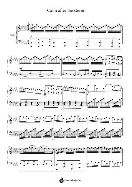 Prelude No.3 "Calm after the storm" Sheet Music by undefined-Arr.Mortion Woolftab