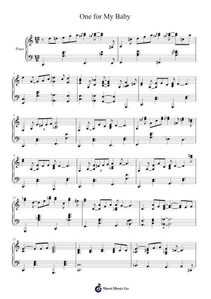 One for My Baby Sheet Music by undefined-Arr.Camilmen