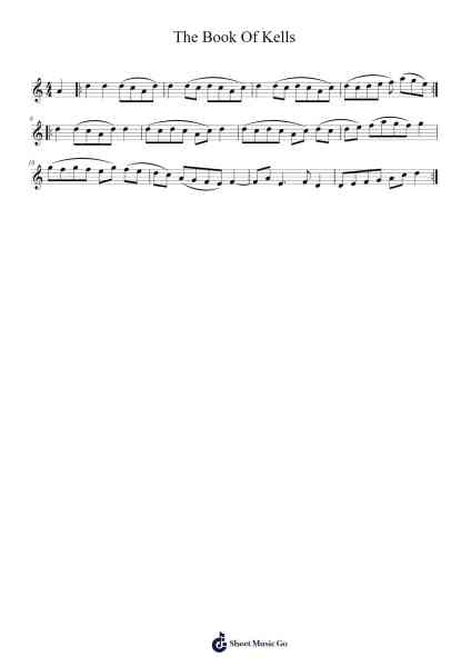 The Book Of Kells Sheet Music by undefined-Arr.Sailshead Verborn