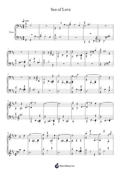 Sea of Love Sheet Music by undefined-Arr.Jansean