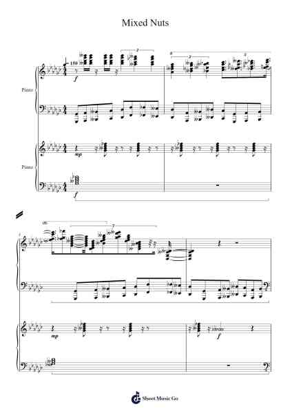 Mixed Nuts Sheet Music by Official HIGE DANdism-Arr.Jofield