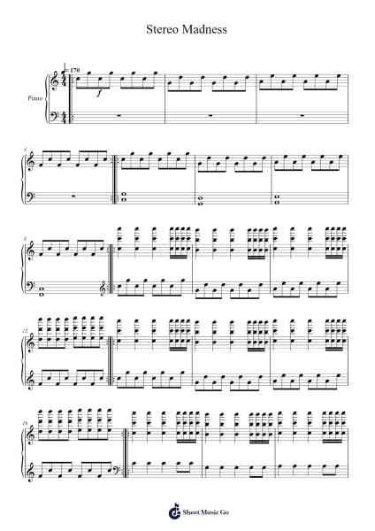 Stereo Madness Sheet Music by Forever Bound-Arr.Padmos Gibleign