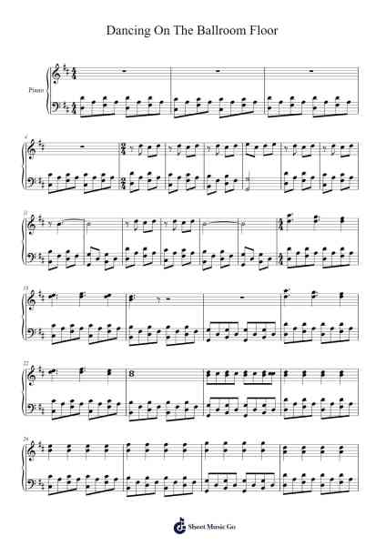 Dancing On The Ballroom Floor Sheet Music by Maeve Higgins-Arr.Groral