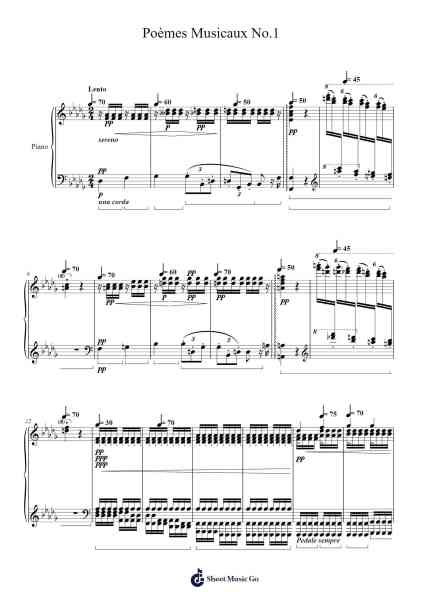 Poèmes Musicaux No.1 (Overture), Op.16/1 Sheet Music by Curbeau-Arr.Alac Floleigh