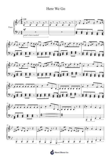 Here We Go Sheet Music by undefined-Arr.Keatssoll