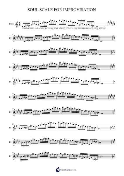 SOUL SCALE FOR IMPROVISATION Sheet Music by undefined-Arr.Cumwyatt