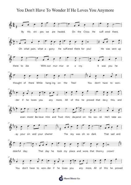 You Don't Have To Wonder If He Loves You Anymore Sheet Music by Pino Donaggio-Arr.Priestvy