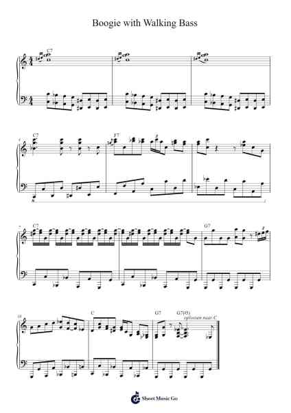 Boogie with Walking Bass Sheet Music by Dr. John-Arr.Diaphil