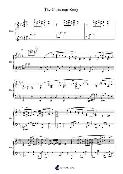 The Christmas Song Sheet Music by Jacob Koller-Arr.Peay