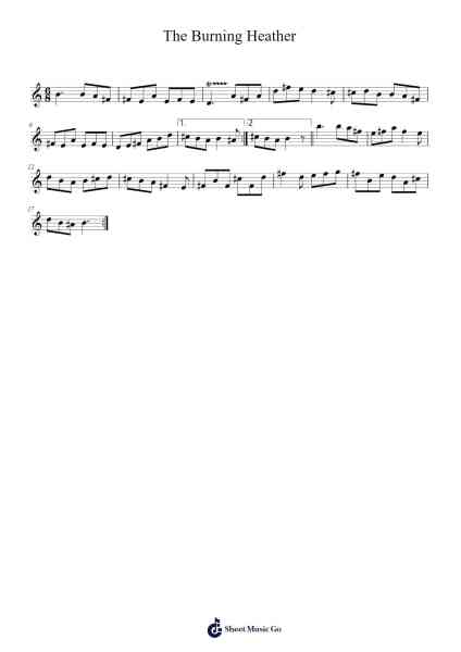 The Burning Heather Sheet Music by Muireann Nic Amhlaoibh-Arr.Roxantab Mushaw