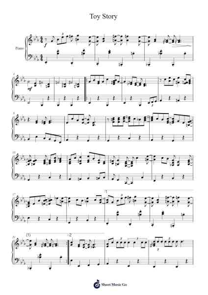 Toy Story Sheet Music by undefined-Arr.Sanprice