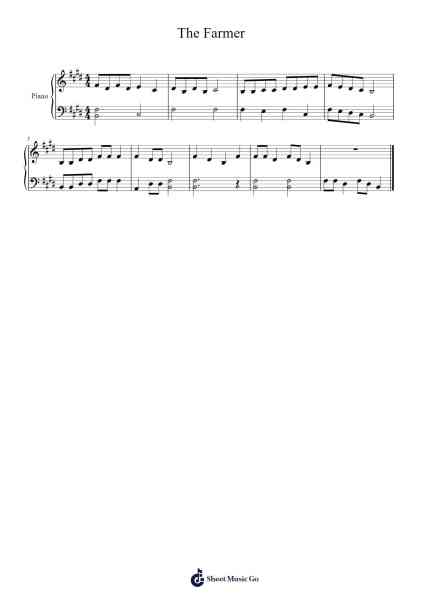 The Farmer Sheet Music by undefined-Arr.Tethew Wolfdwight