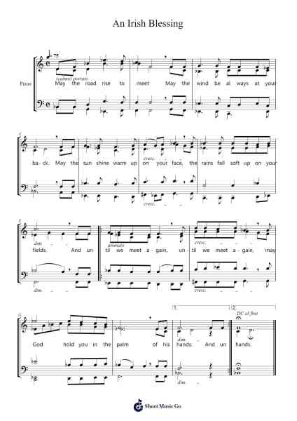An Irish Blessing Sheet Music by James E. Moore Jr.-Arr.Manreade