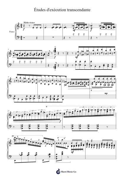 Études d'exécution transcendante, S.139 No. 2 "Molto Vivace"