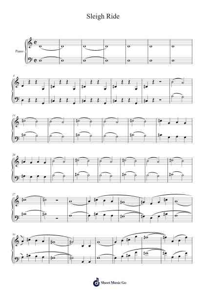 Sleigh Ride Sheet Music by Edward Elgar-Arr.Trismark