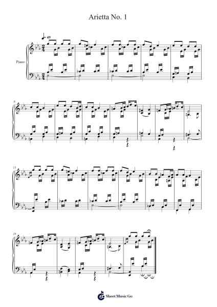 Arietta No. 1 – Lyric Pieces I, Op. 12 Sheet Music by Edvard Grieg-Arr.Fevans