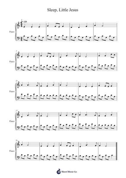Sleep, Little Jesus Sheet Music by Polish Traditional-Arr.Brobraith Zeyer