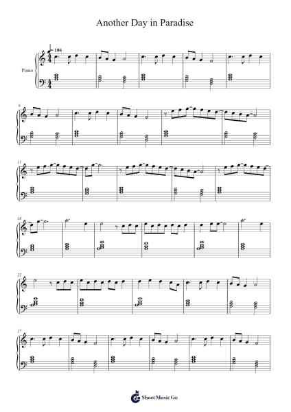 Another Day in Paradise (Course Version) Sheet Music by Phil Collins-Arr.Ranphia Boydle