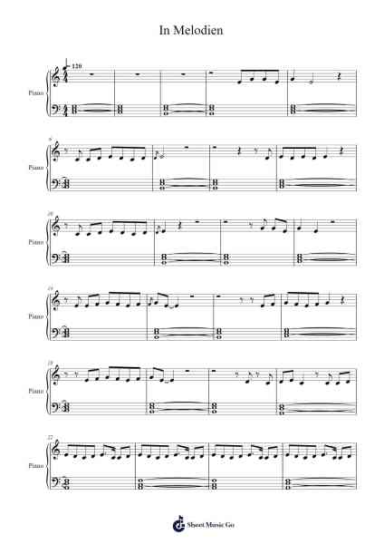 In Melodien Sheet Music by Tiemo Hauer-Arr.Fitchnolds Hartewy