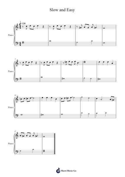 Slow and Easy Sheet Music by Norman Spencer-Arr.Jodrow Quenbrey