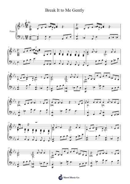Break It to Me Gently Sheet Music by Brenda Lee-Arr.Elfaithe