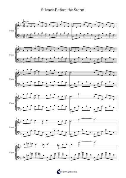 Final Fantasy – Silence Before the Storm Sheet Music by Nobuo Uematsu-Arr.Linjane Barcox