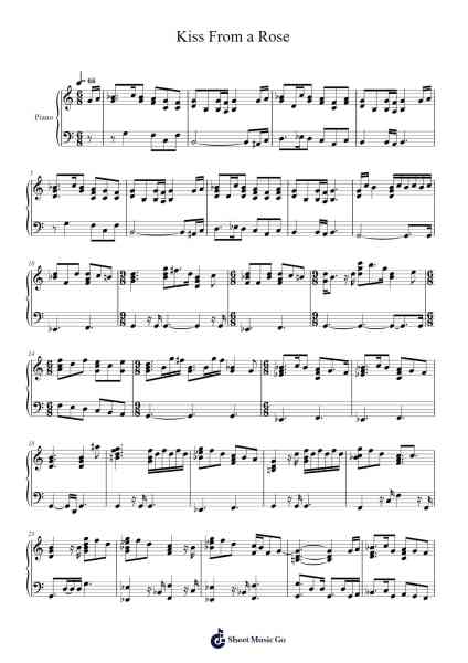 Kiss From a Rose Sheet Music by Seal-Arr.Gemcol Nemott
