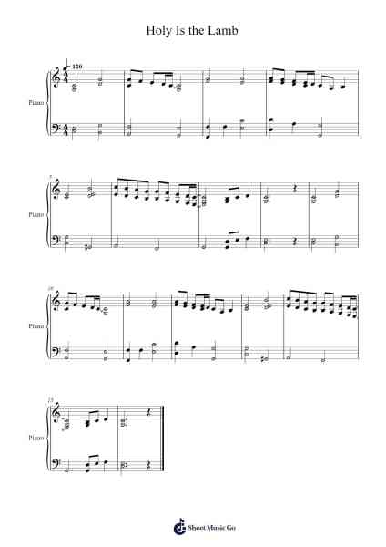 Holy Is the Lamb Sheet Music by Tore W. Aas-Arr.Poekirk