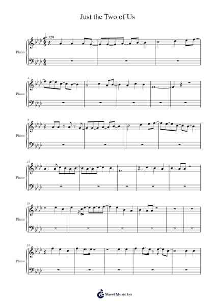Just the Two of Us Sheet Music by Bill Withers-Arr.Whitebey