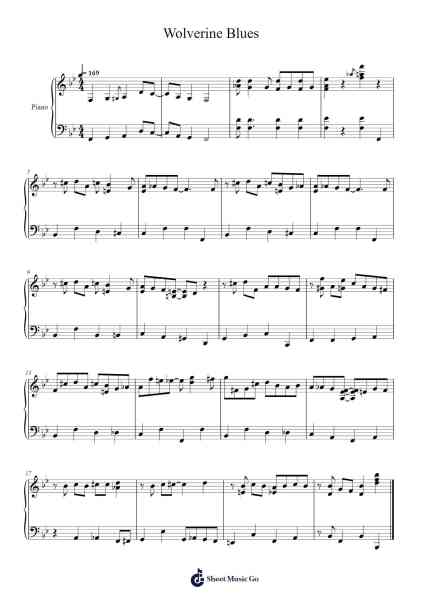 Wolverine Blues Sheet Music by Jelly Roll Morton-Arr.Wilbeth