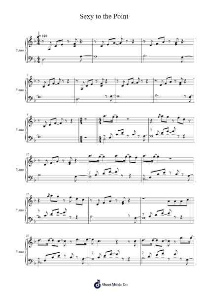 Sexy to the point Partitura de Ariana Grande-Arr.Regwill Nalome