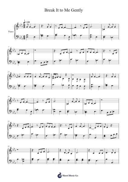 Break It to Me Gently Sheet Music by Brenda Lee-Arr.Gekeith Fordkiel