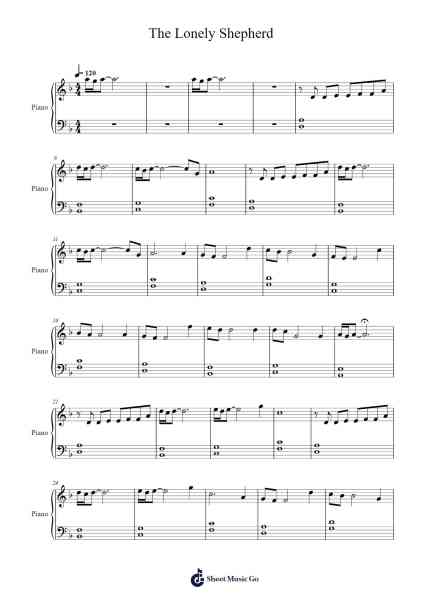 The Lonely Shepherd Sheet Music by James Last-Arr.Jeamesqy