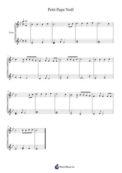 Petit Papa Noël Sheet Music by Henri Martinet-Arr.Hedbraith