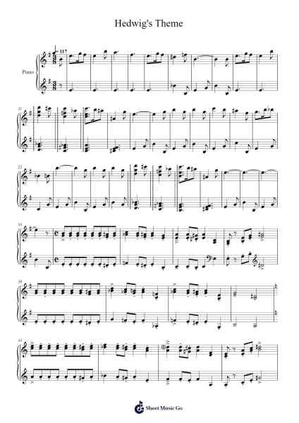 Hedwig's Theme – Harry Potter Sheet Music by John Williams-Arr.Bergdrew Browningthur