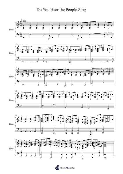 Lone Star Tear - Do You Hear the People Sing Sheet Music by Claude-Michel Schönberg-Arr.Leijoan