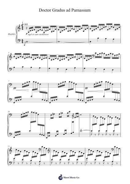 Doctor Gradus ad Parnassum Sheet Music by Claude Debussy-Arr.Hugill