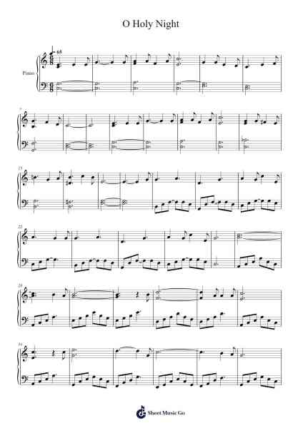 O Holy Night Sheet Music by Adolphe Adam-Arr.Dalclark Wenholt